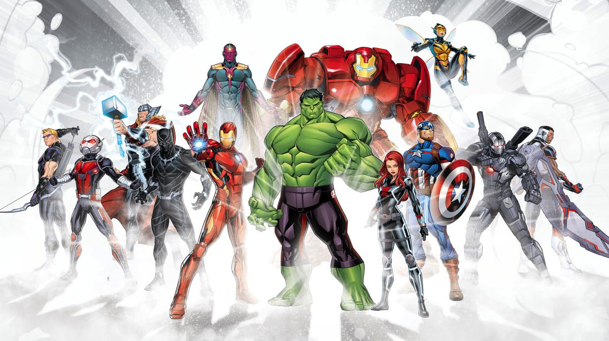 Papier Fototapete - Avengers Unite - Größe 368 x 254 cm