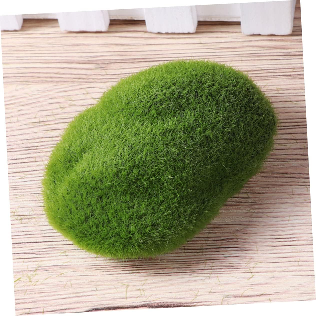 Artificial Moss Cover Stones Green Foam Decorative Rocks for Terrariums