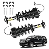 2Pcs Front Struts Absorber Assembly w/Magnetic with Spring Compatible with Cadillac Escalade, Chevy Suburban Tahoe, GMC Yukon 1500 2015-2020 Front Shock Replace# 84176631 23312167 84977478