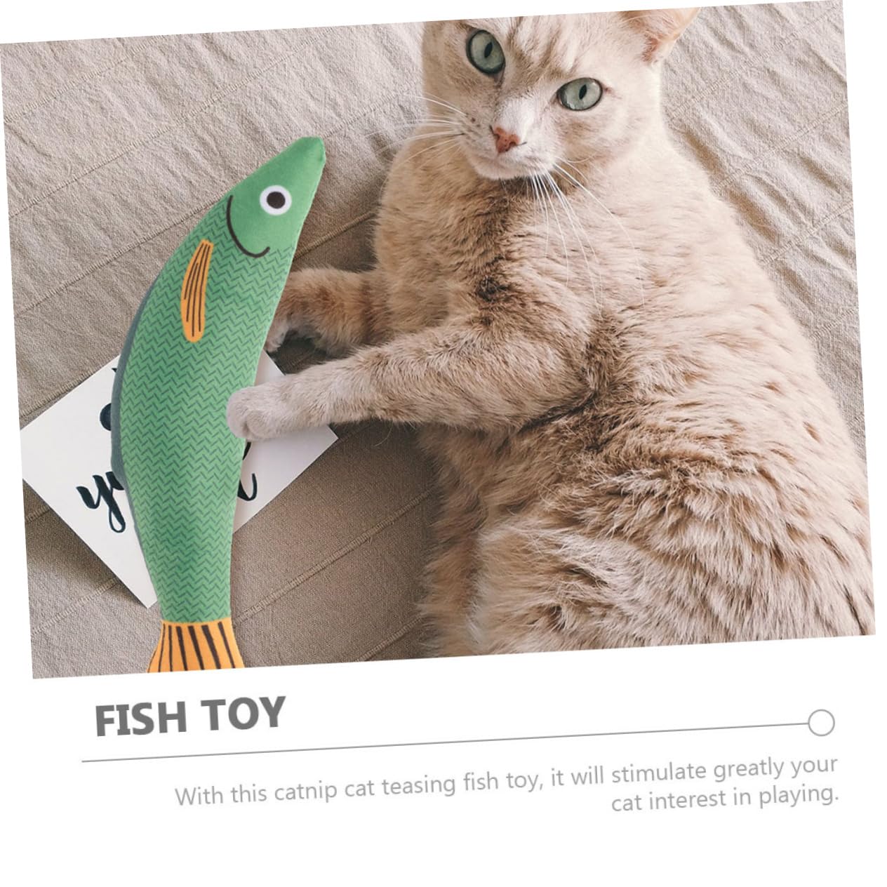 VANZACK 8pezzi Giocattoli Per Gatti Forma Di Pesce Giocattoli Catnip Interattivi Per Masticare e Divertimento Perfetti Per Gatti Indoor Resistente e Sicuro