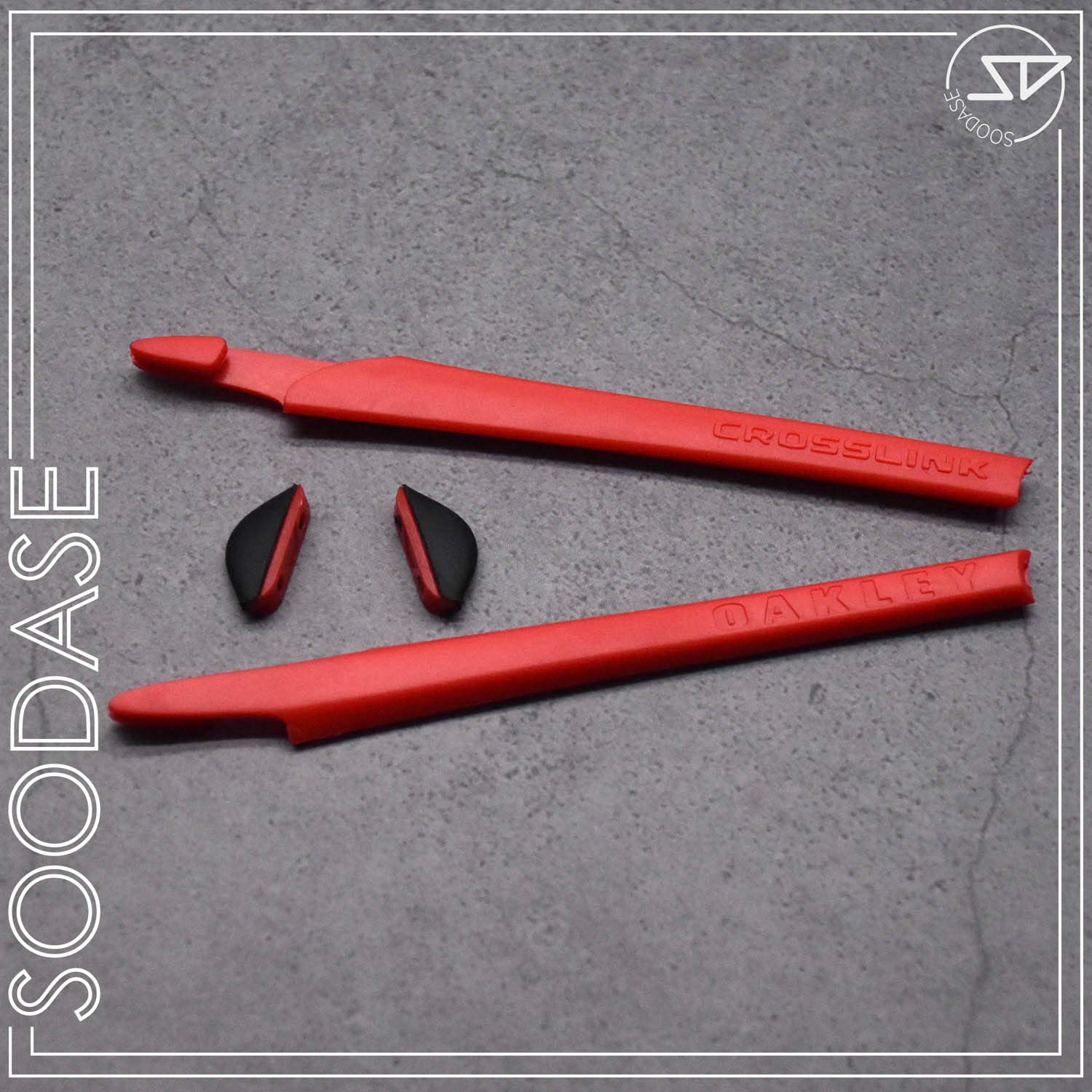 4 coppie Kit gommini di ricambio in silicone Per Oakley Crosslink Occhiali da sole