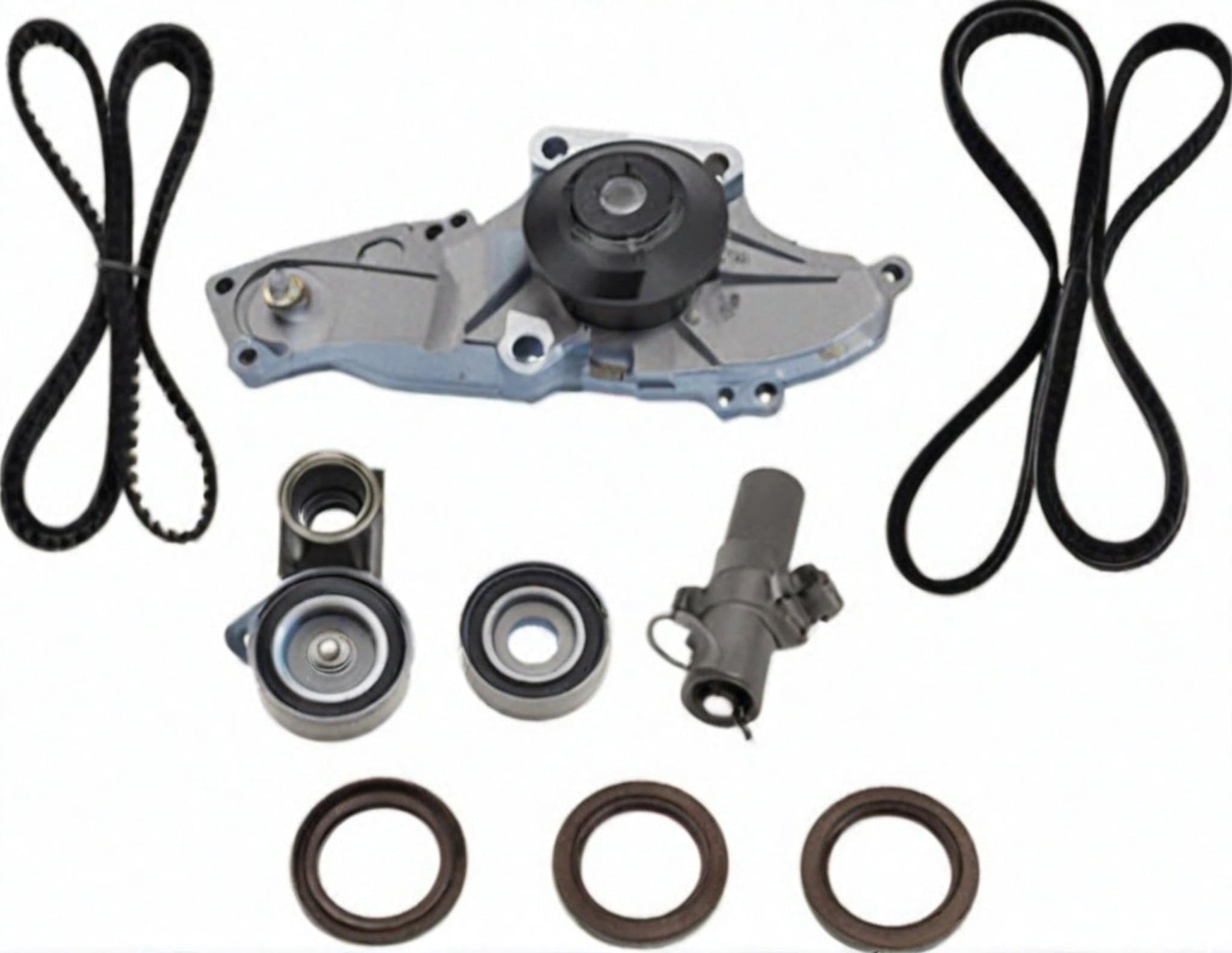 TMLGB Timing Belt Kit Water Pump Compatible For Acura/MDX/TL/RL/ZDX/TSX/RDX/Compatible For Honda Accord/Odyssey/Pilot/Ridgeline Saturn Vue 3.0L 3.5L 3.7L SOHC V6