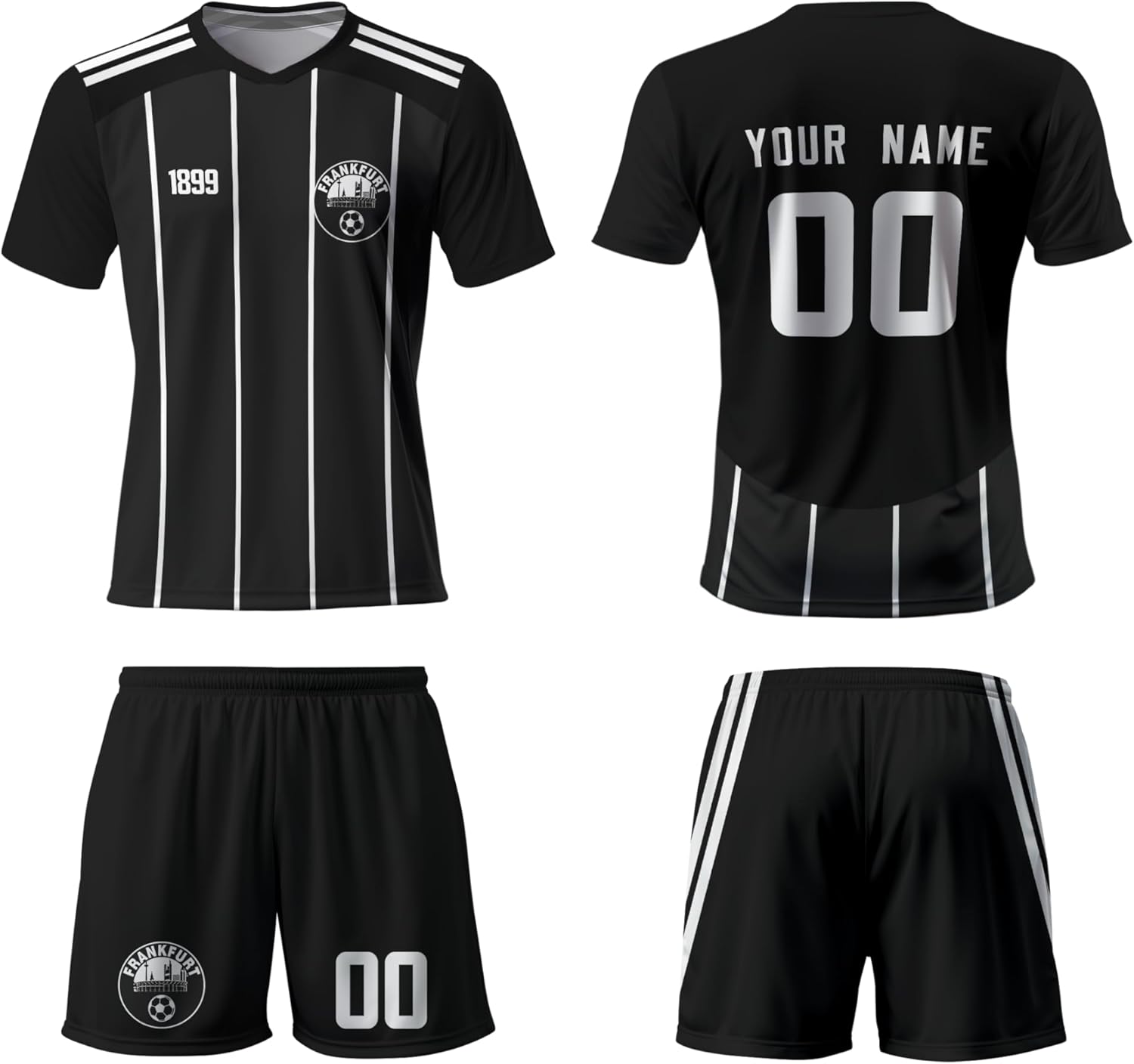 Personalisiertes Fußballtrikot Für Kinder - Mit Name & Nummer Bedruckbar