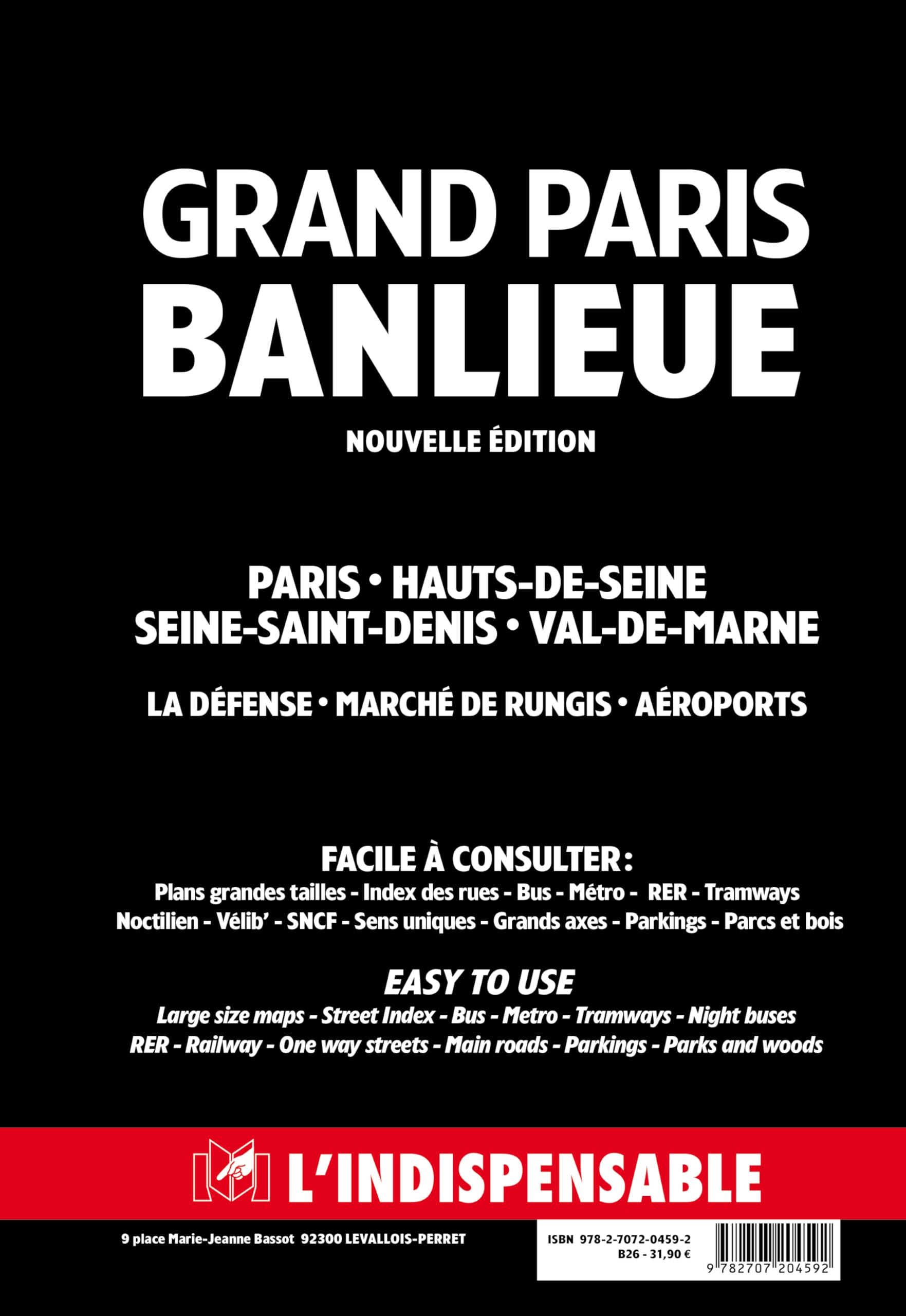 Atlas routiers : Grand Paris et Banlieue