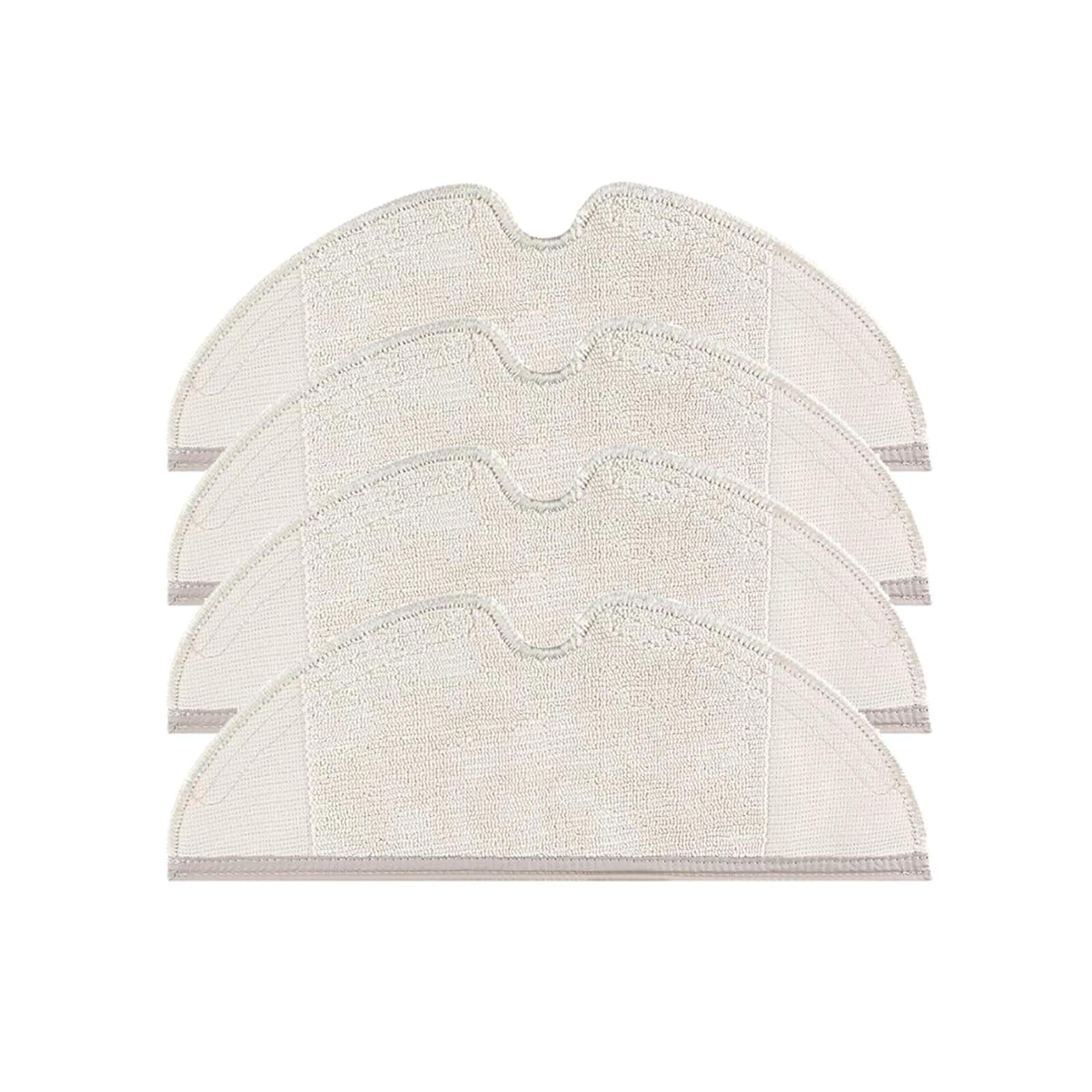 VIXWDRUTY Mop Pads Cloth Replacement，Compatible For Xiaomi，Compatible For Dreame，F9 D9 L10 Pro Robotic Vacuum Cleaner Parts Cleaning Pad Cloth(4pcs)
