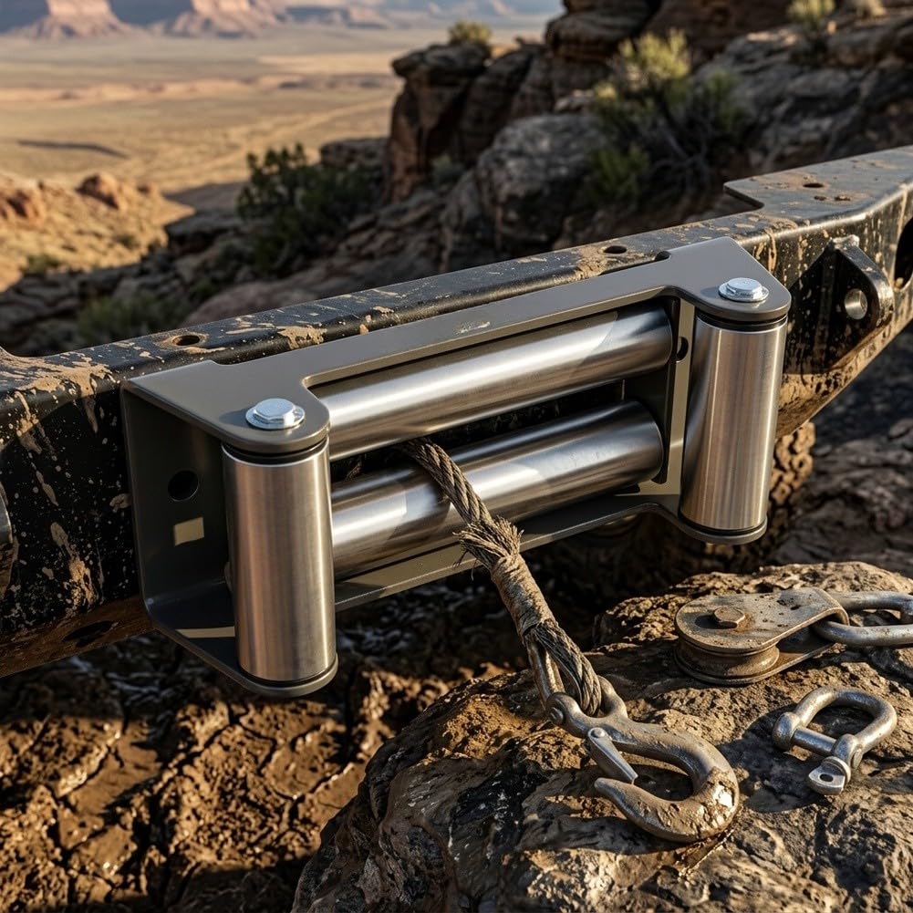 Robuster Stahl für Seilwinde Fairlead 5,443.1 kg Epoxidbeschichtet