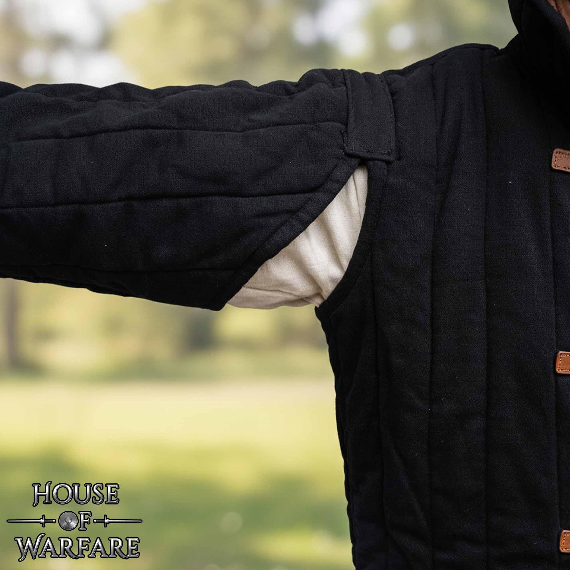 Medieval Gambeson Veste pour homme | Manteau rembourré Gambeson 13ème siècle 2 couches – Vêtement matelassé en coton arming wear