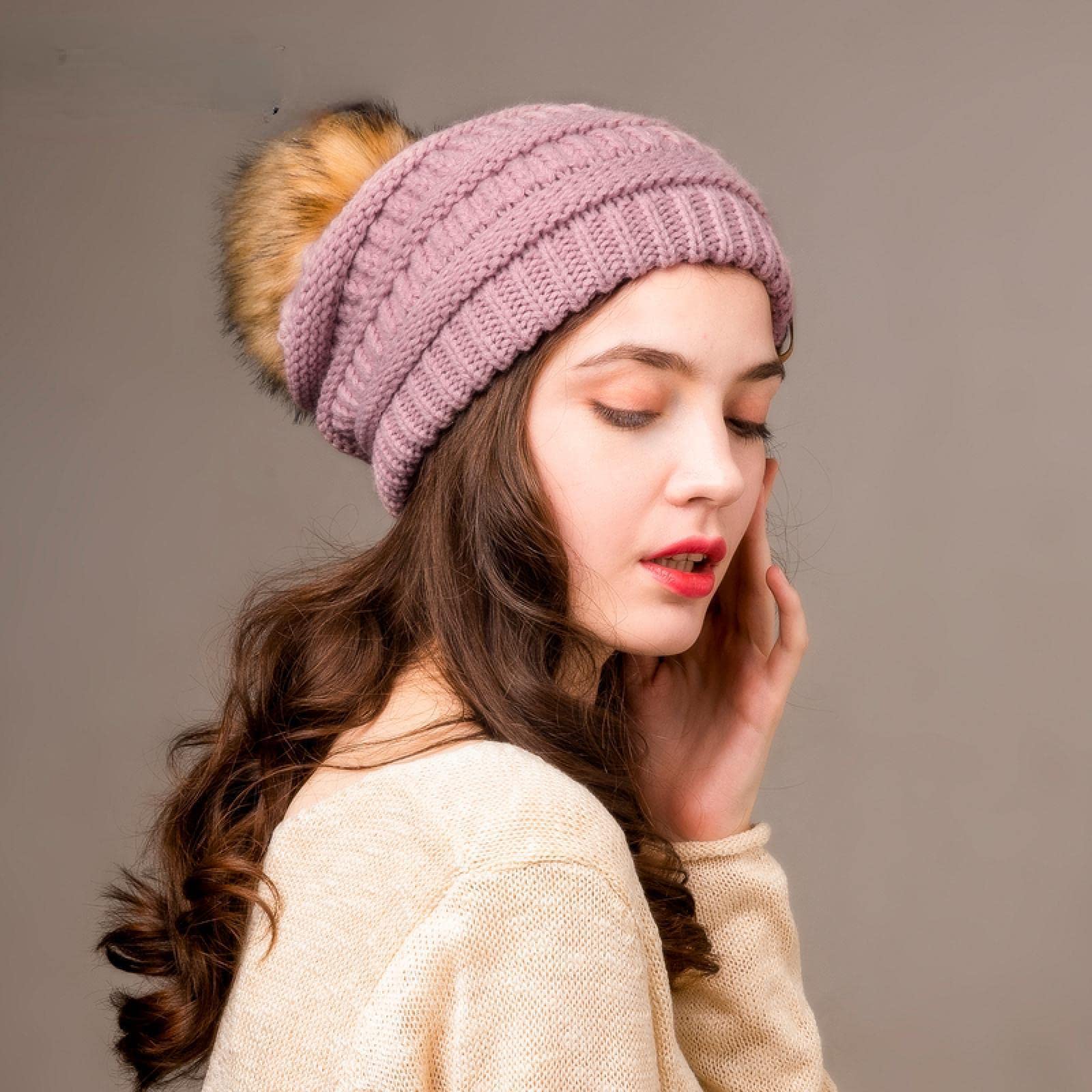 Dzianinowa czapka beanie czapki kobiety mężczyźni czapka zimowa jesień zima czapka beanie dla kobiet dzianinowa czapka z pomponem luźna czapka dla kobiet czarna czerwona żółta czapka z daszkiem