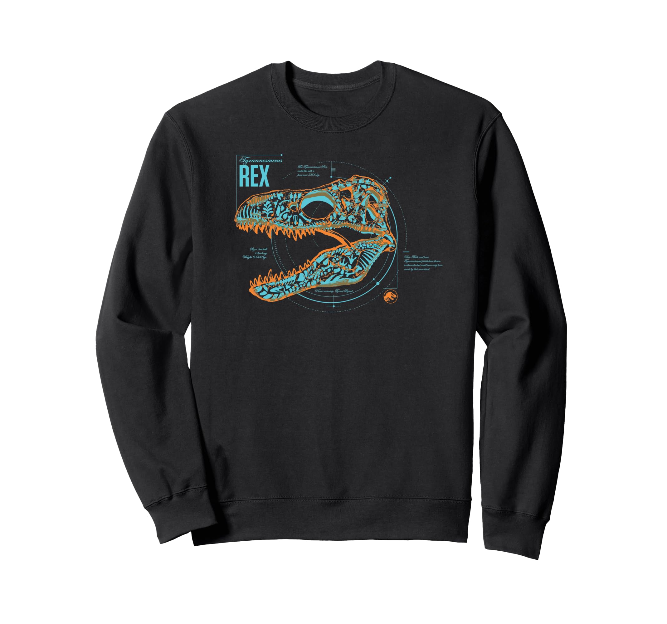 Sweat T-Rex Skull Jurassic World pull imprimé dinosaure coton et polyester - 3