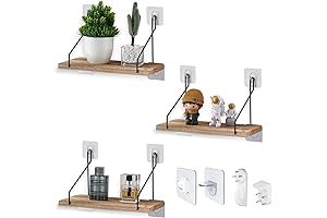 CONDRA FIELD Floating Shelves with No Drilling