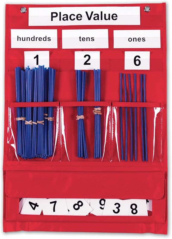 Learning Resources Counting & Place Value Pocket Chart Amazon.co.uk
