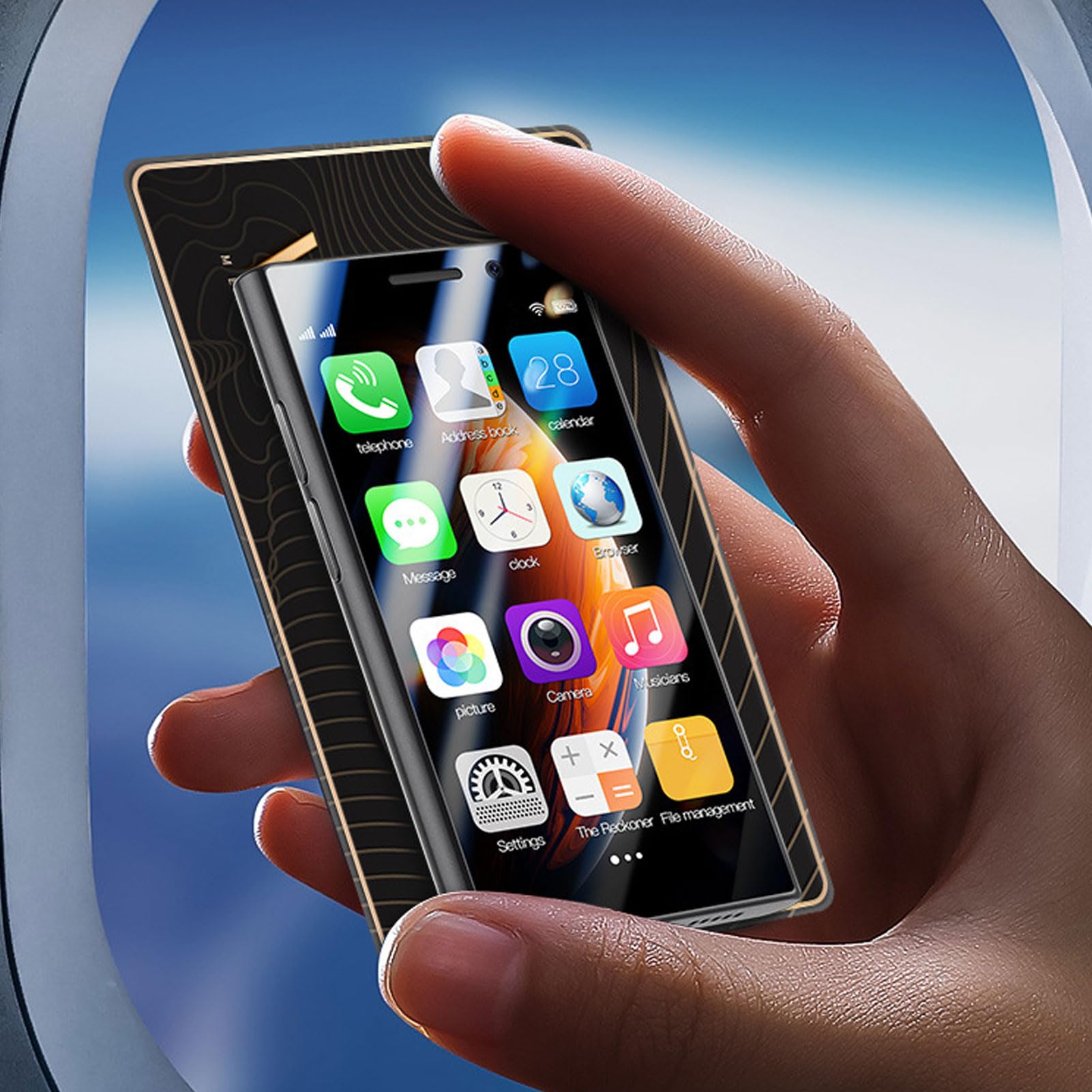 Tangxi Smartphone Sbloccato 4G, Mini Telefono Cellulare per Android 9.0, Miglior Telefono di Backup, Touchscreen da 3,0 Pollici, Doppia SIM, 2 GB di RAM 16 GB di ROM, Doppia Fotocamera