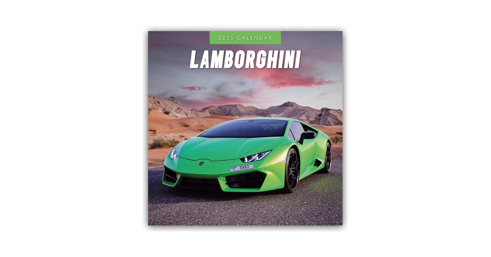 ランボルギーニ2025カレンダー Lamborghini 2025 - 16 Month Calendar: Original Red Robin
