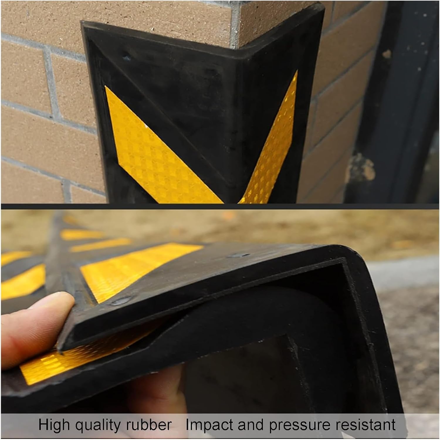Rubber Corner Protectors, Car Parking Protector, Rubber Wall Corner Guard, Wall Edge and Bumpers Guards, Garage Parking Bumpers, L-Shape Corner Guard