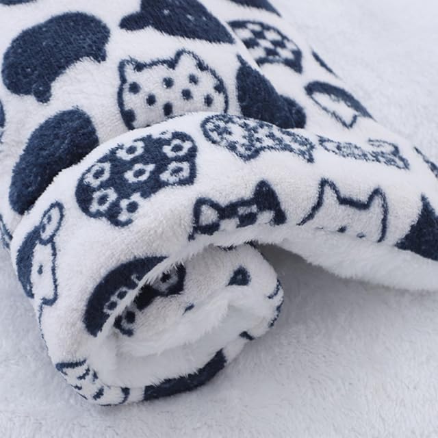 XIEMINLE Manta gruesa para perros y gatos, manta lavable para perros y gatos pequeños y medianos