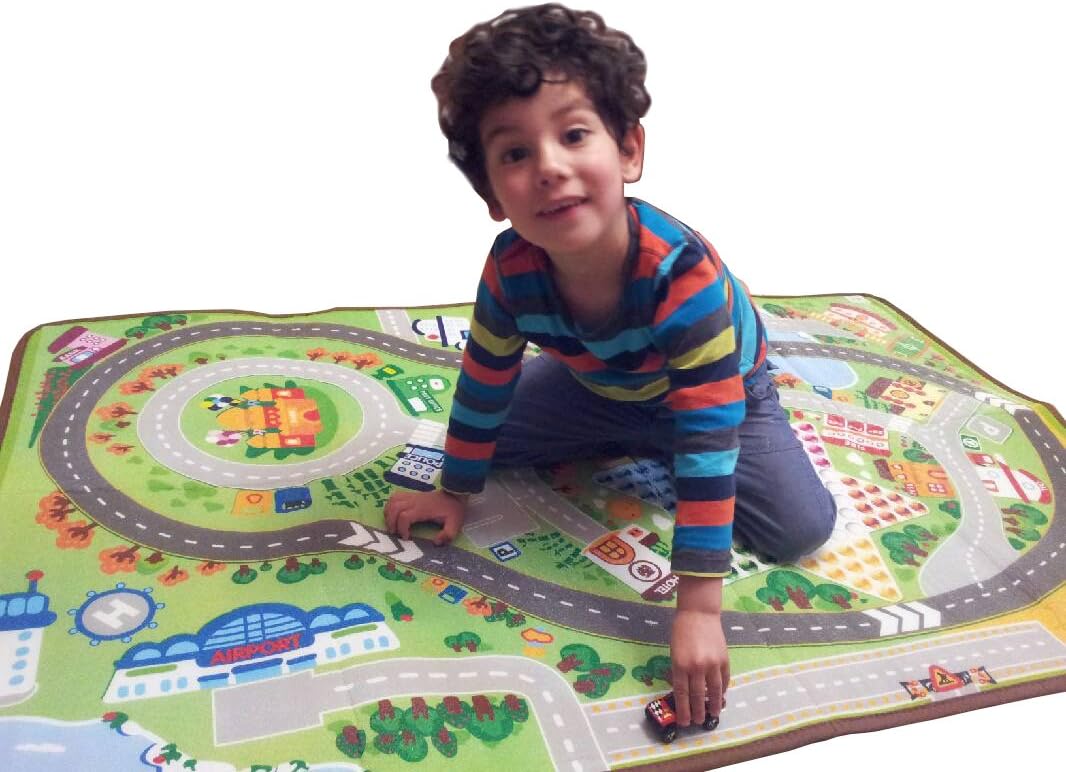 Extra Large Kids Activity Mat 60" x 29" - Designed for the Development of Your Toddler to Young Child in Mind - The Easy-to-clean Play Mat for Inside or Out