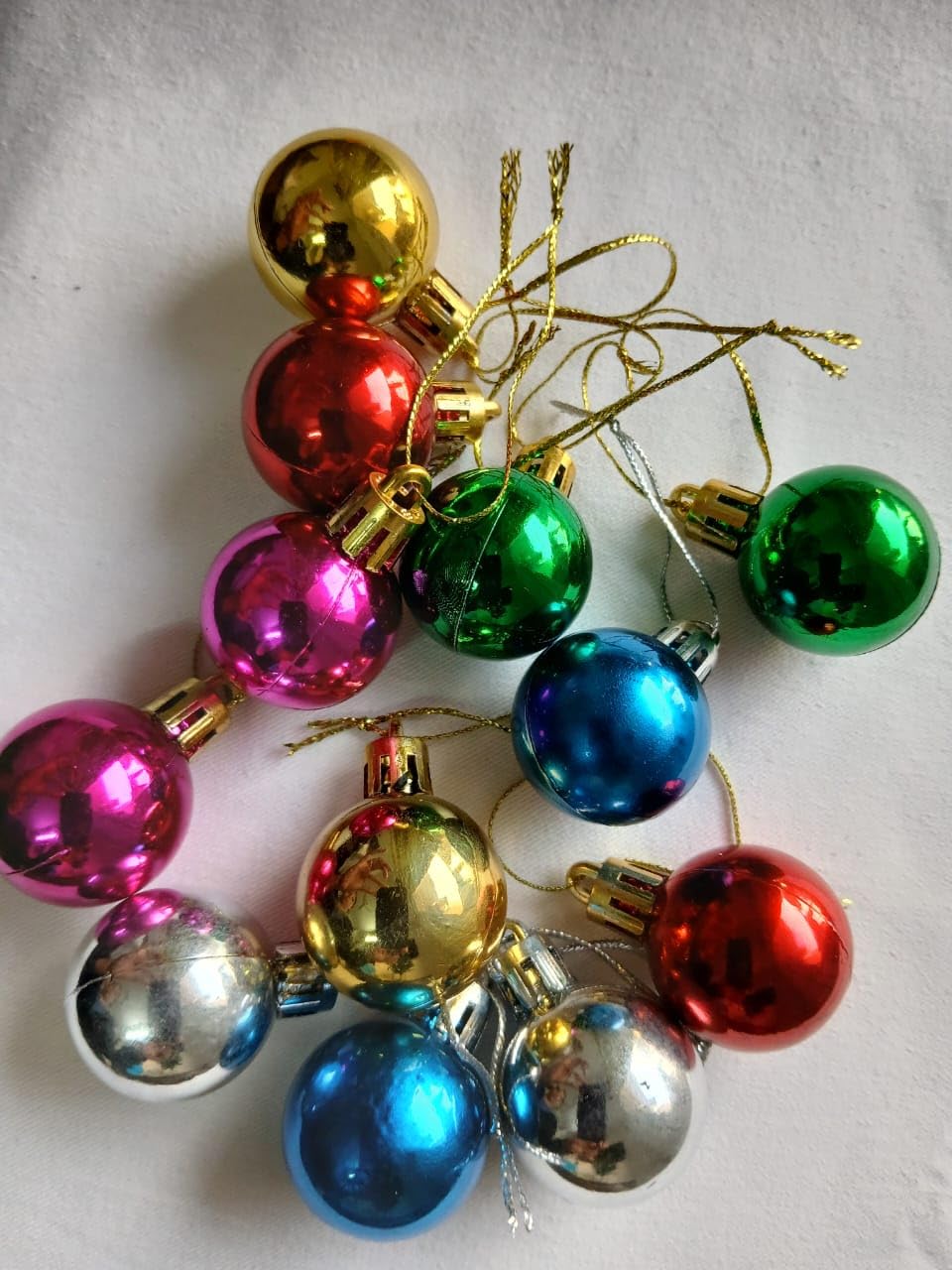 Christmas Ball Ornaments – Set of 12 Mini Shatterproof Baubles for Xmas Tree Decoration Holiday Party, DIY, and Home Decor 1