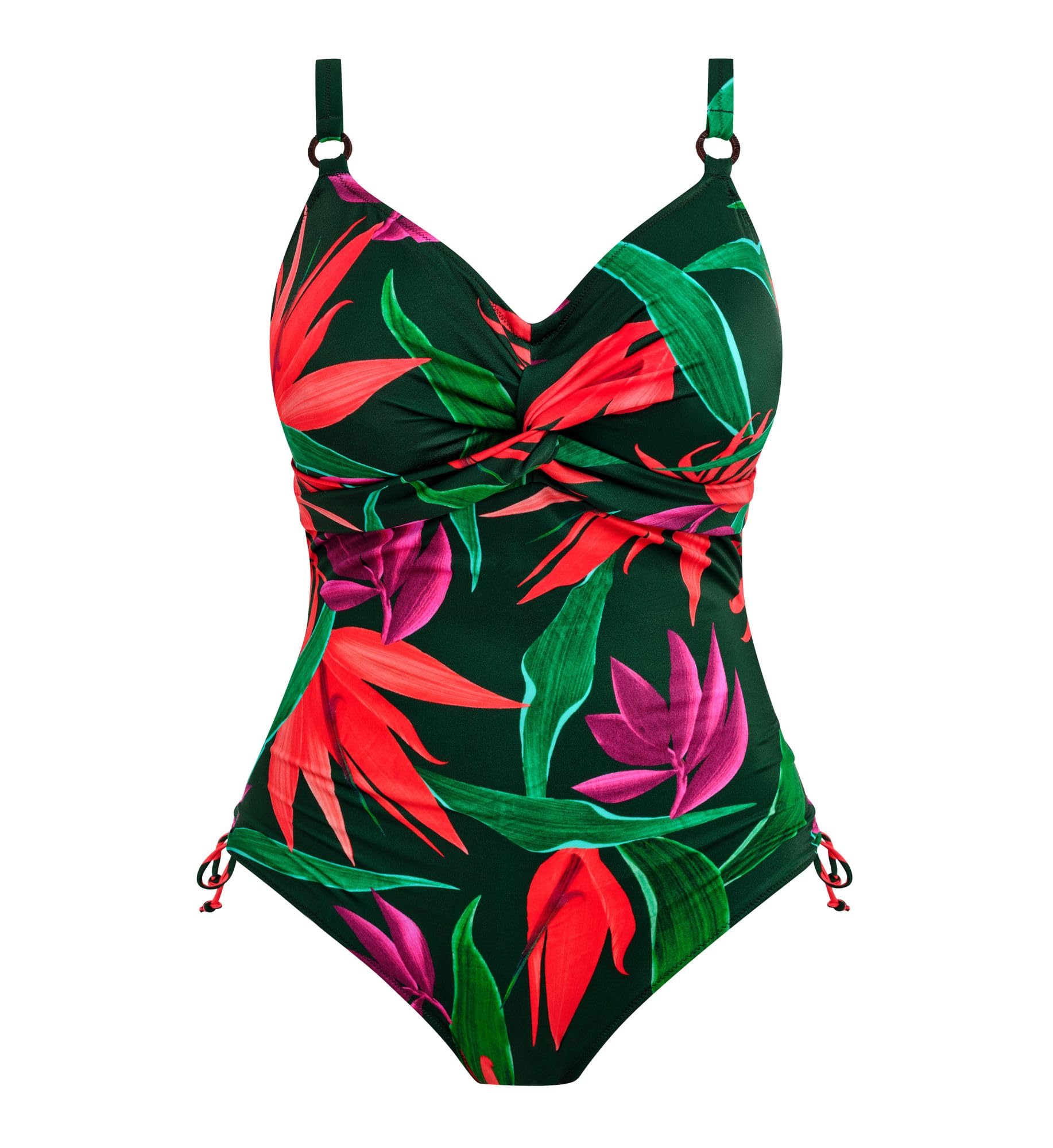 Fantasie Pichola Underwire Twist Front Swimsuit with Adjustable Leg Costume Intero Donna