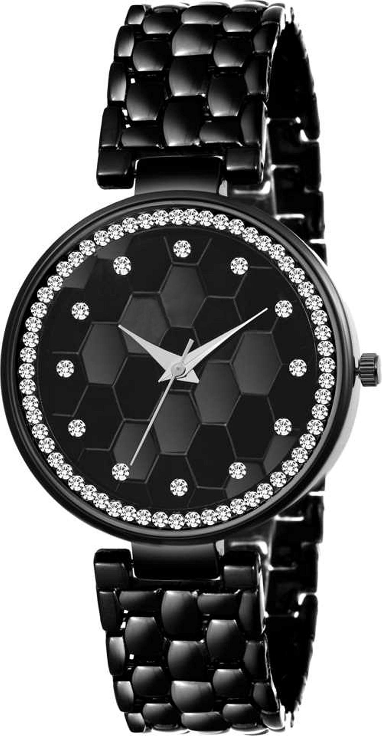 HORCHIS Casual Analog Black Dial Womens Stainless Steel Watch-HORC_ENT_11522 (B08BG2WXTF) Amazon Price History, Amazon Price Tracker