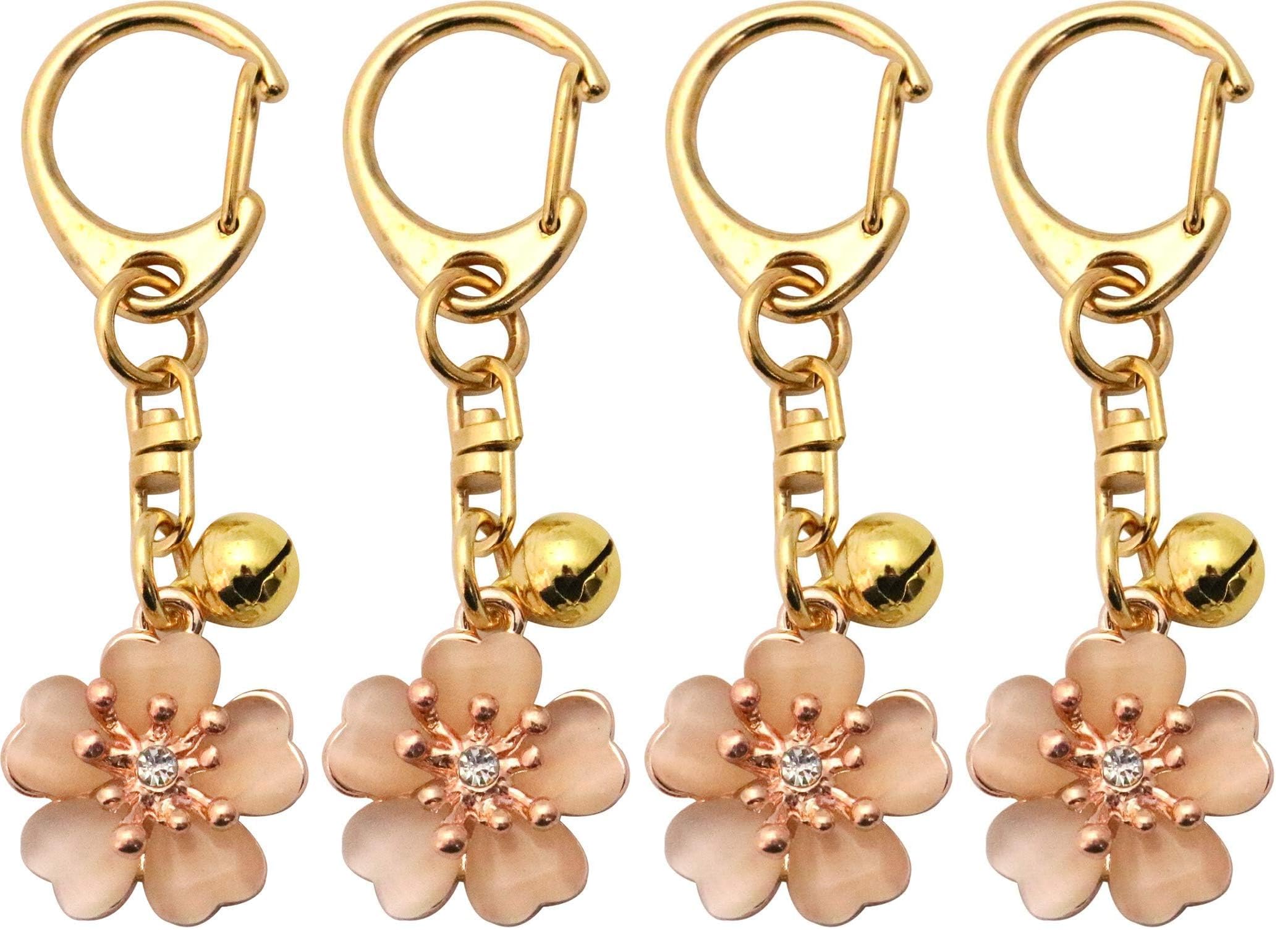 Amazon.co.jp: まつみ工芸 桜キーホルダー クラウン 2×6.5×0.5cm