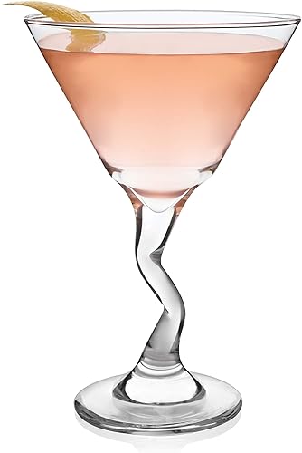 Libbey Z-Stem - Vasos Martini 9 onzas juego de 4 transparentes