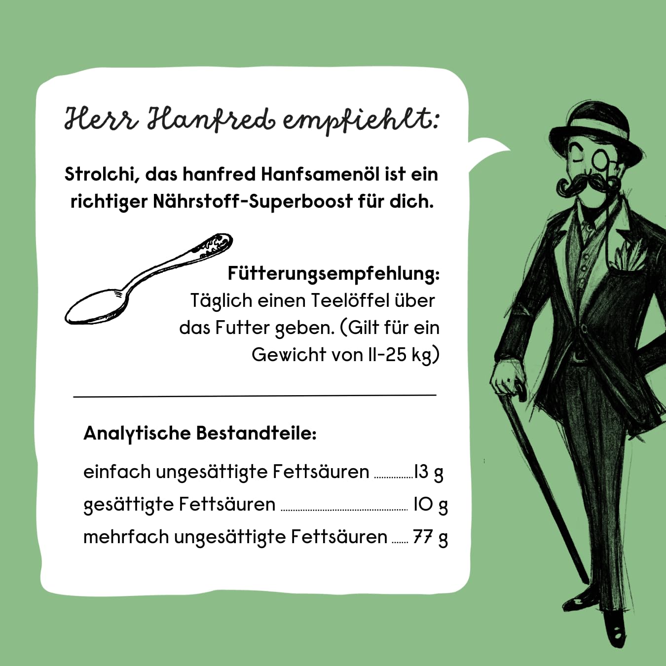 Hanfsamenöl, Kaltgepresst, natürliche Futterergänzung, Omega 3, Omega 6 Fettsäuren für Hunde, Vegan, Österreichisches Qualitätsprodukt (4 x 250ml)