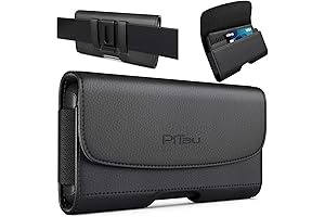 iPhone 7 Case with Belt Clip for Men: Protective Black Holster for...