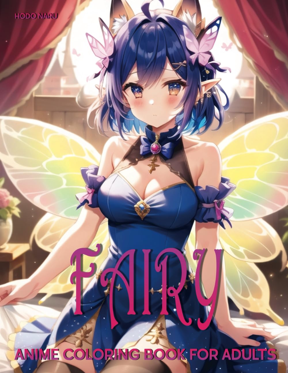 Fairy: Anime Coloring Book for Adults (Anime Girl Coloring Books)