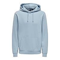 ONLY & SONS Hoodie Sweat Onsceres-Felpa con Cappuccio Noos, Lago Glacier