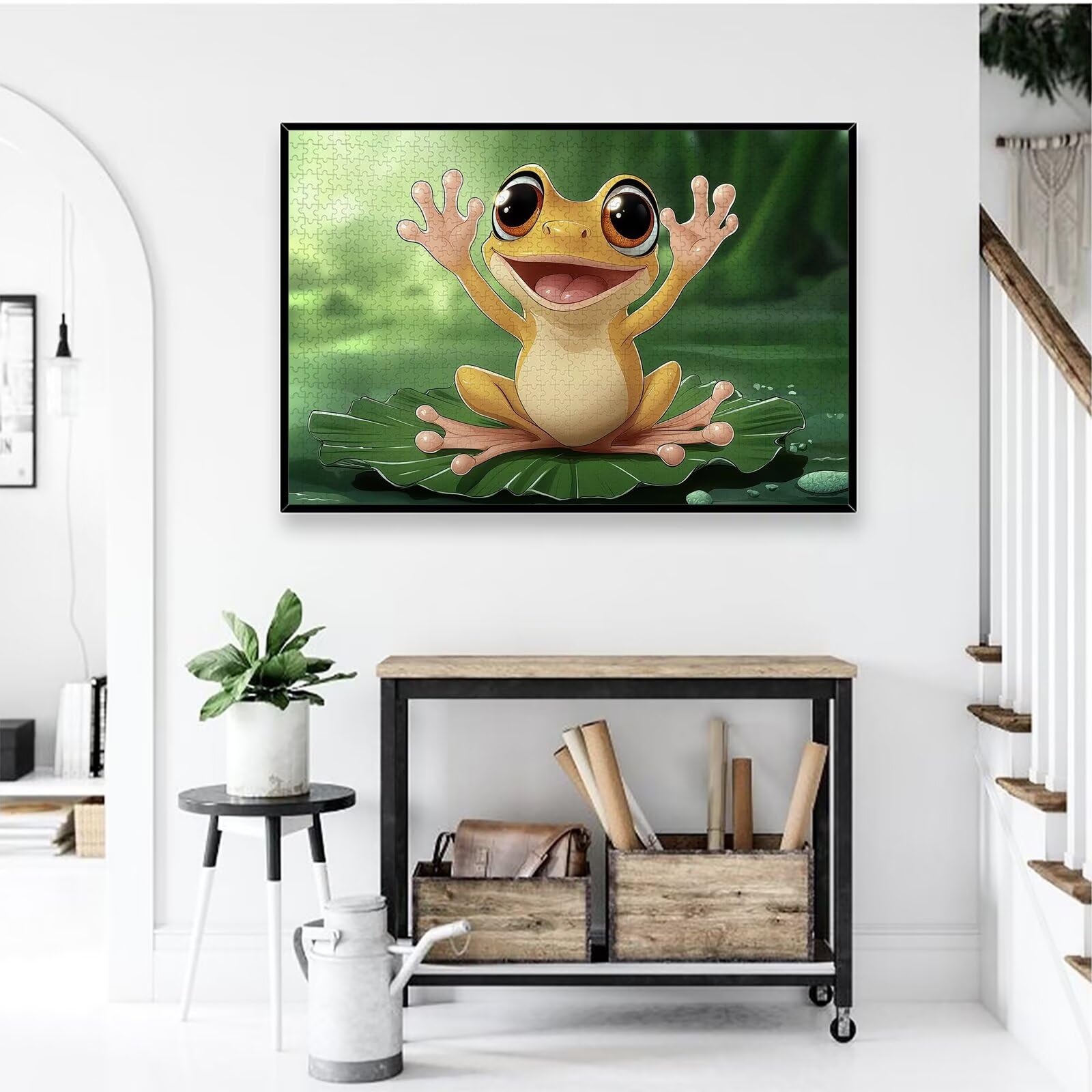 Puzzle 1500 Piezas, Puzzle Rana con Caja para Adultos, DIY Animal Rompecabezas Madera para Adultos, 1500 Piezas Rompecabezas Desafiante, para Decoracion Hogar, Regalo Mujer, Regalo Hombres, -1626