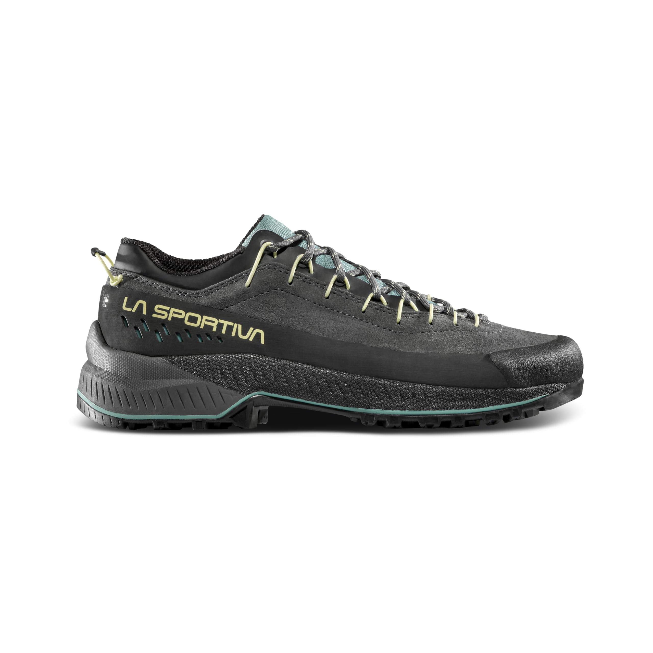 La Sportiva Women's TX4 EVO Leather Technical Approach/Hiking Shoes, Carbon/Zest, 6