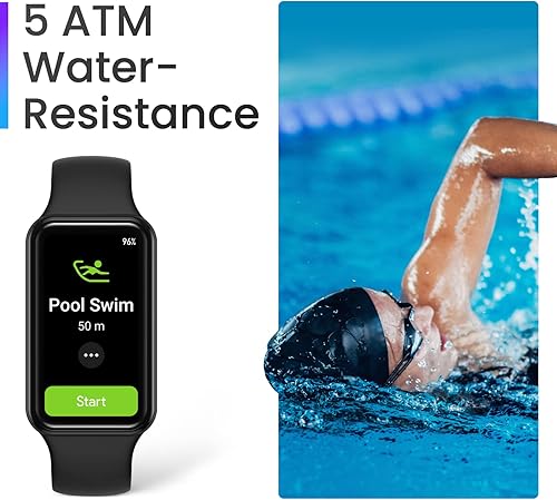 Miniatura 8 de Amazfit Band 7 - Rastreador de fitness y salud para mujeres y hombres, batería de 18 días, ALEXA incorporada, pantalla AMOLED de 1.47 pulgadas,