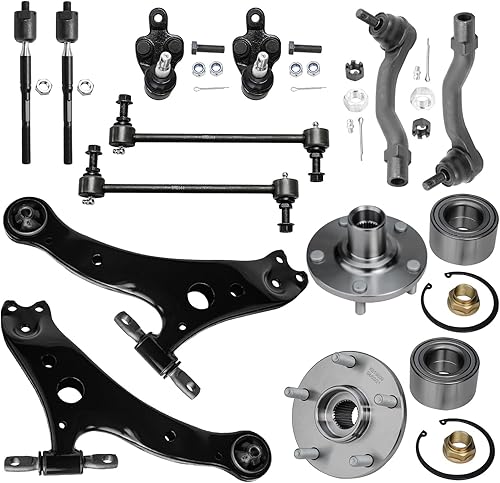 Miniatura 159 de Detroit Axle - Kit de cubos de rodamiento de rueda delantera de 6 piezas para Dodge Dart 2013-2016, Chrysler 200 2015-2017, 2 cojinetes de rueda