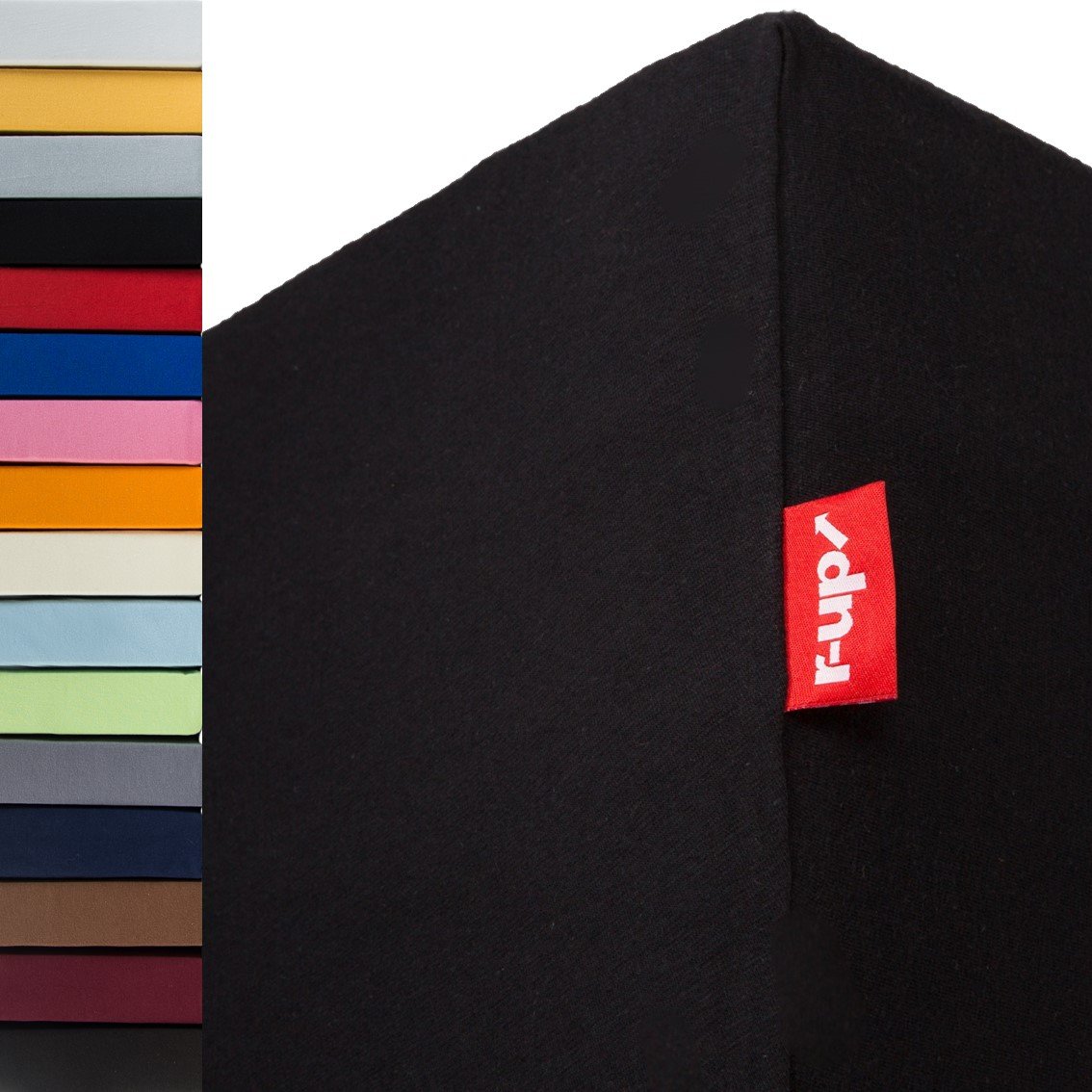 topper hoeslaken 140x200cm zacht katoen groen