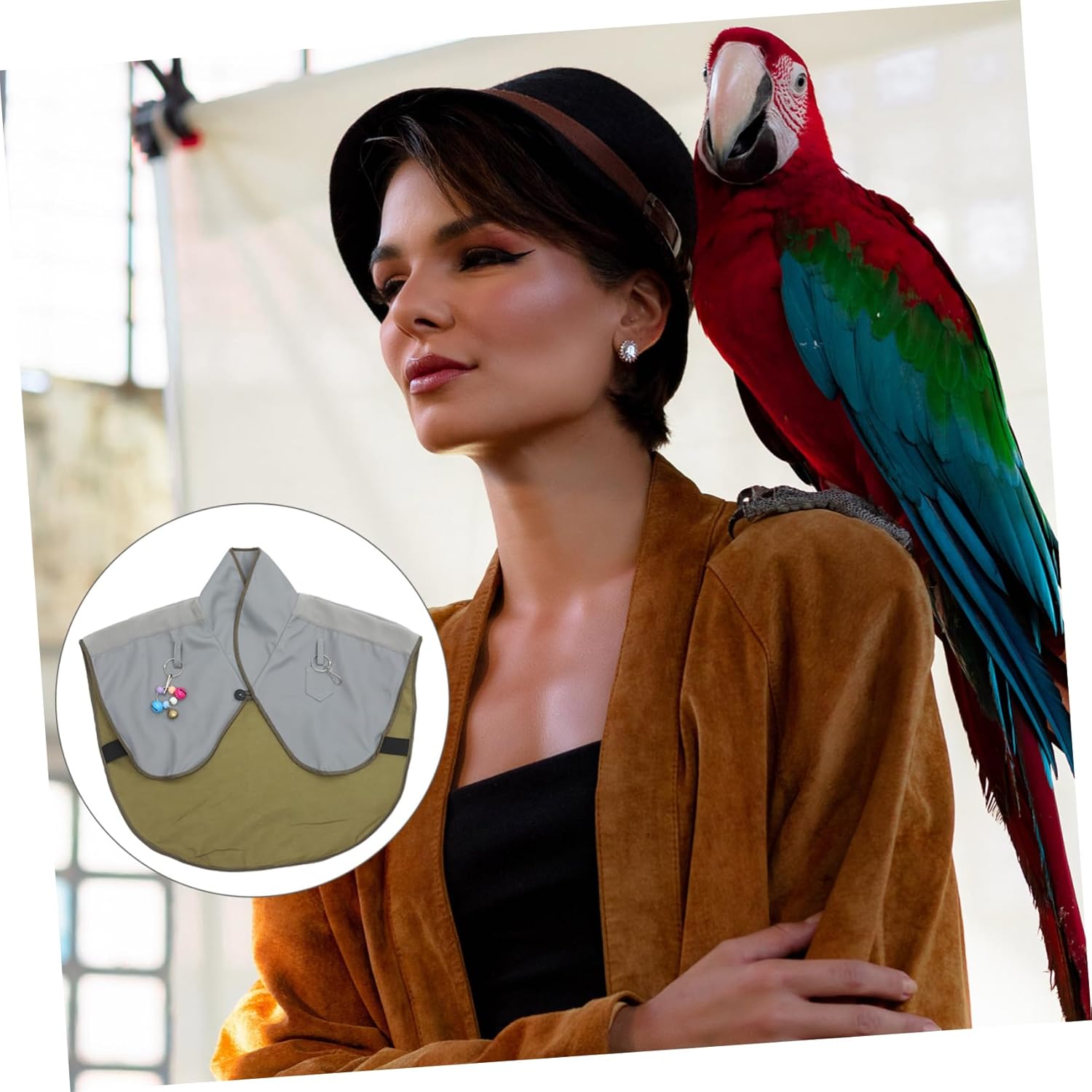Protector Diaper Shawl for Cockatiels Reusable Pet Pad Scratch Durable Material for Bird Lovers Comfortable Wear