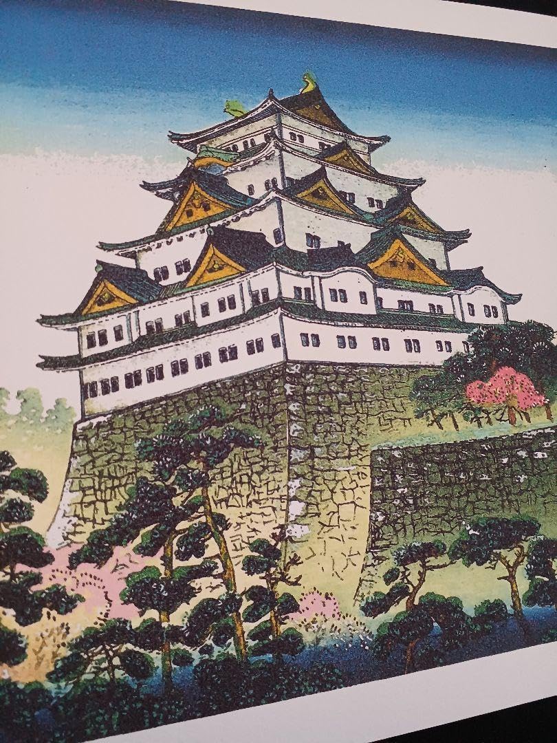 江戸屋の飾り絵　古画を復活　旅する愛知　第1編　厚手和紙　A4　8枚 江戸屋の飾り絵 古画を復活 旅する愛知 第1編 厚手