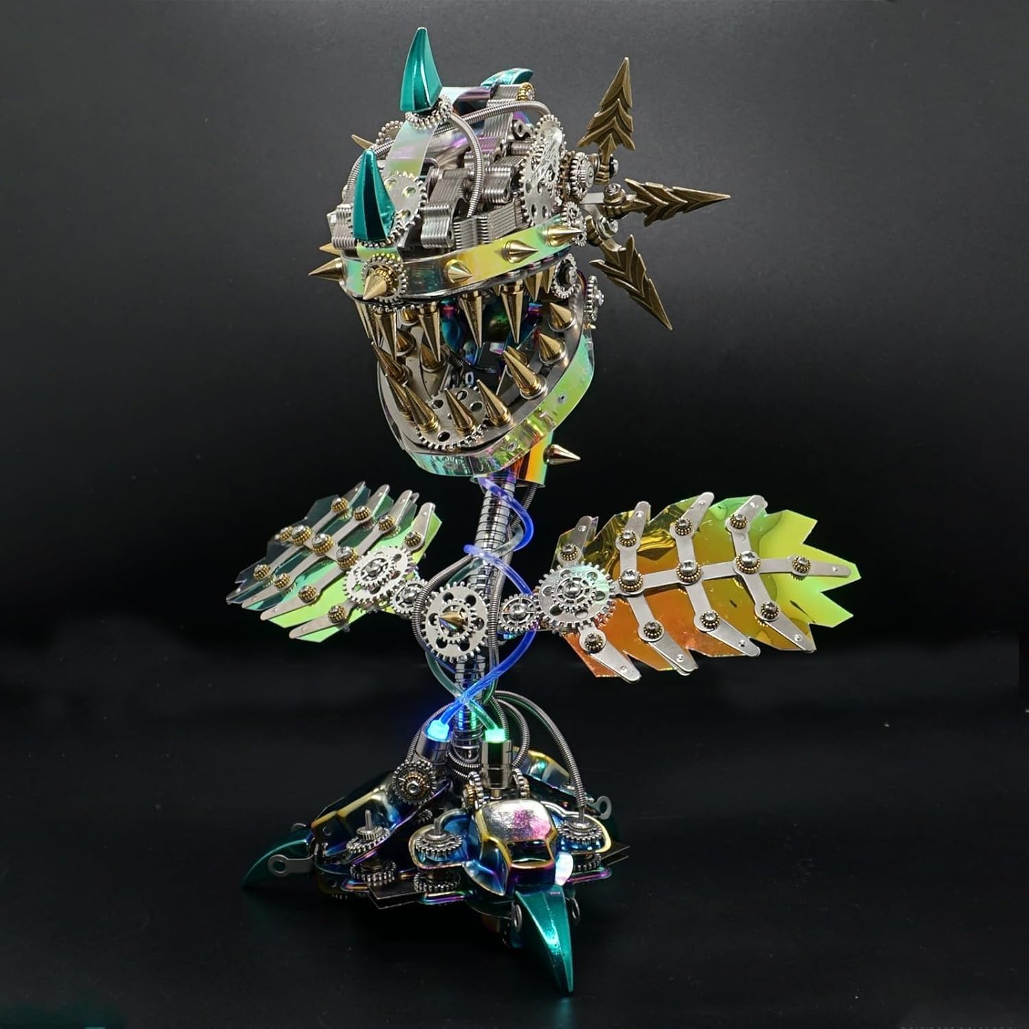 Puzzle 3D Z Metalu Dla Dorosłych, Zestaw Do Budowania Mechanicznych Kwiatów, Łamigłówka Typu „zrób To Sam”, Dekoracja Biurka, Prezenty Na Halloween, 770 Szt.