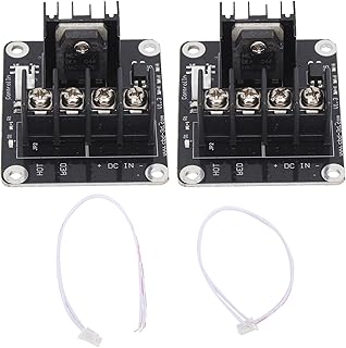 3D-Drucker-Heizbett-Leistungsmodul, 12-V-Heizbett-Upgrade, 25-A-Leistungserweiterung, Überlastschutz, Aluminiumlegierung, für Chitu-Motherboard und 3D-Drucker