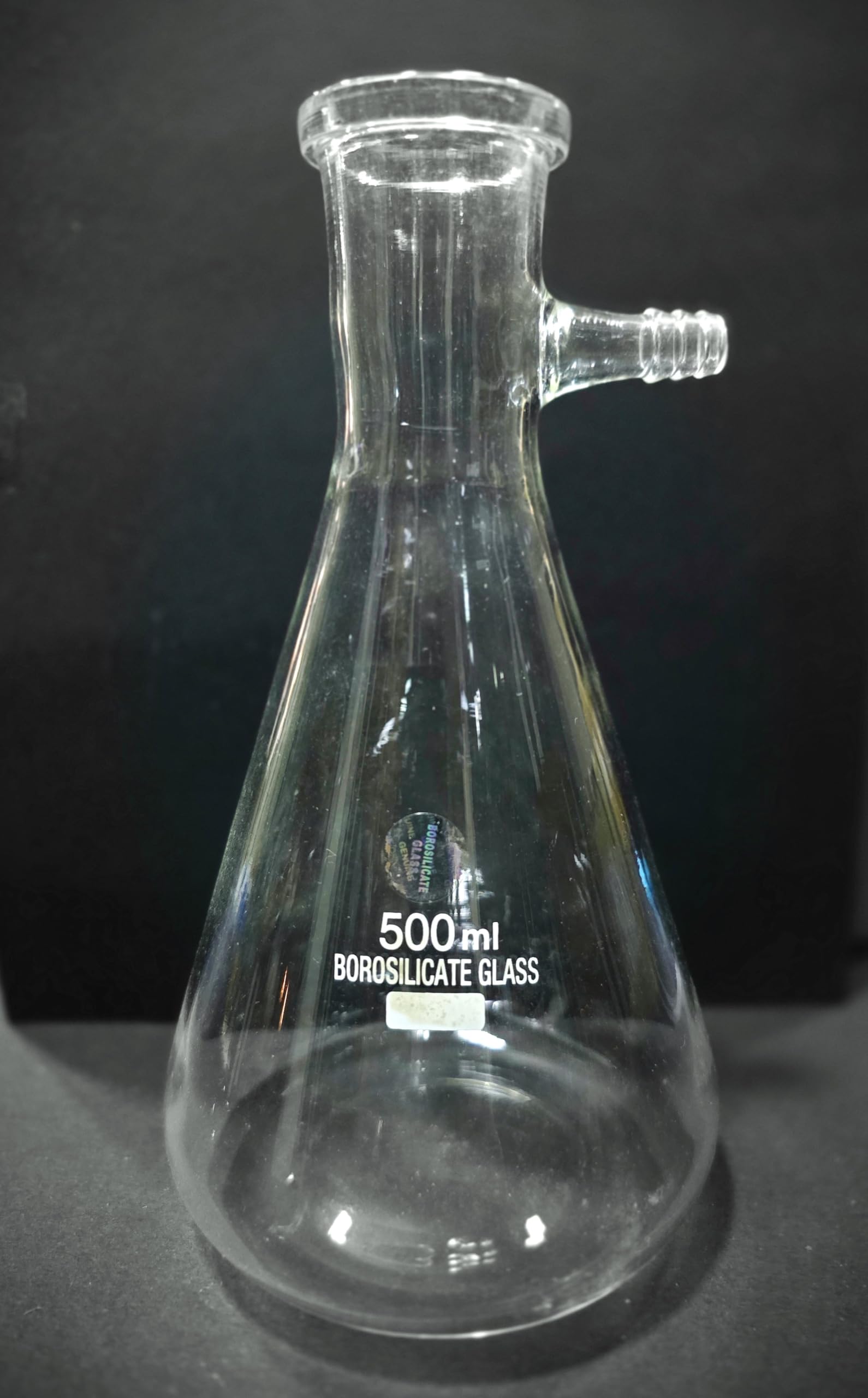 ICHEM BOROSILICATE GLASS FILTRATION FLASK 500ML CAPACITY.-image-40