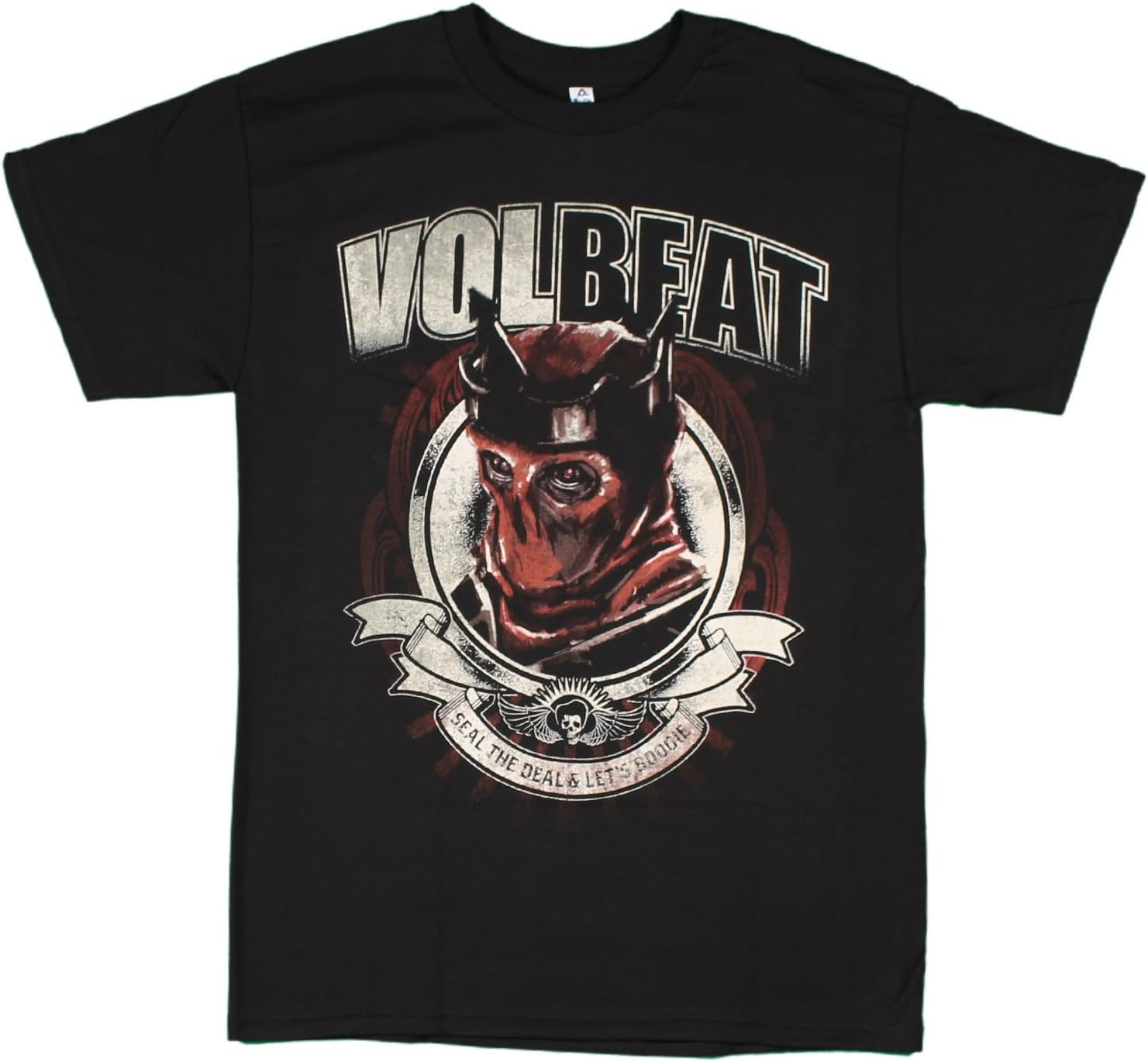 Volbeat Men's Red King T-shirt Black