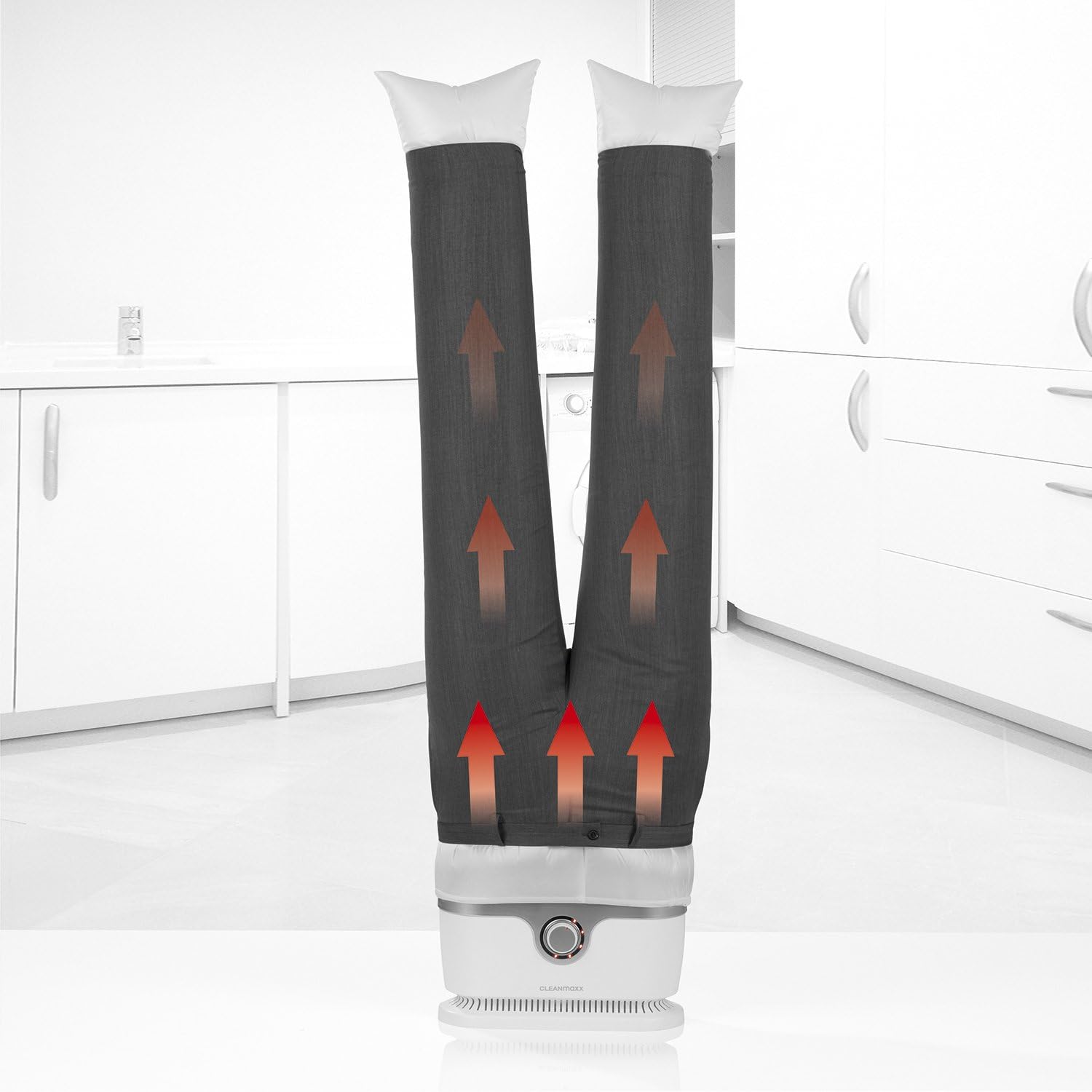 513 Steam Iron, Trouser Attachment in Silver