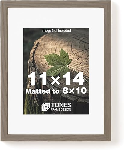 Vista 45 de Marco de Fotos de 5x7 Enmarcado para 4x6 Acabado de Chapa de Madera Natural Marco de Fotos de Madera de 5 x 7 con Plexiglás Marco de Fotos de 5 por
