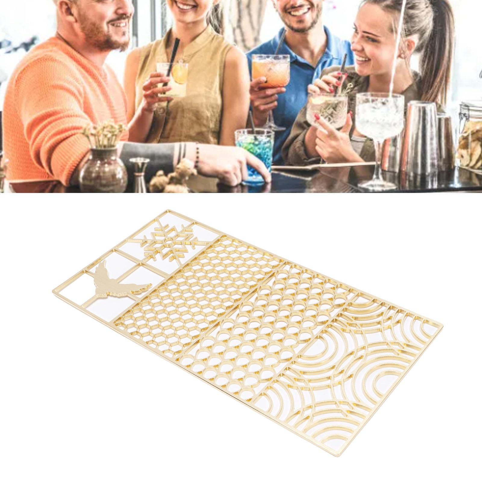 Fdit Molde de Hielo en Forma de Sello, Bandeja de Cobre Creativa para
