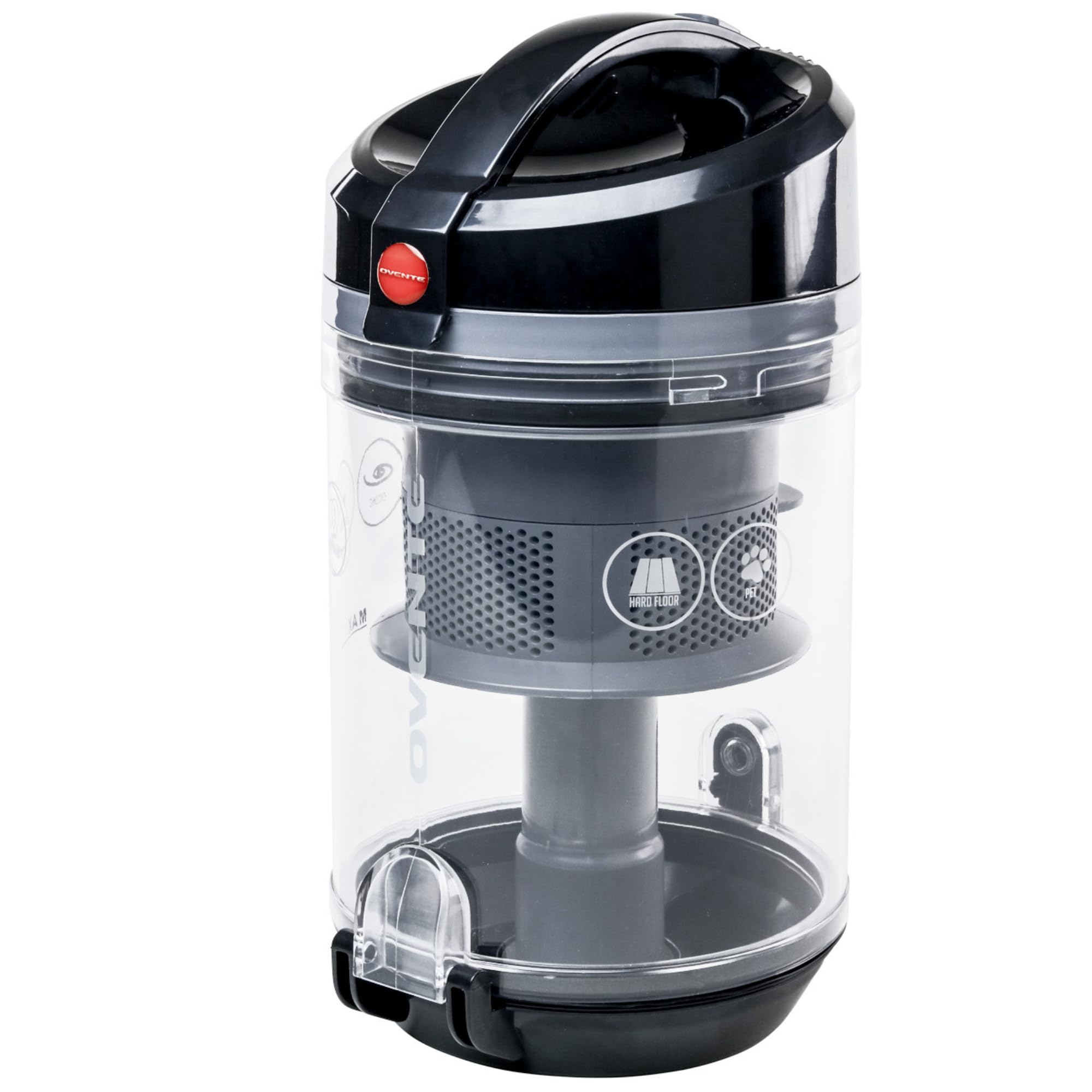 Récipient à poussière pour aspirateur traîneau sans sac OVENTE ST2620 éviter baisse aspiration