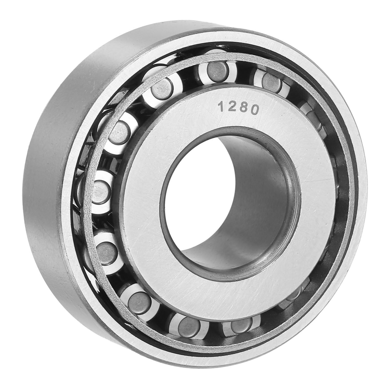 sourcing map 1280/20 Kegelrollenlager-Kegel- und Topf-Set, 2,2 cm Bohrung x 5,7 cm OD x 2,2 cm Dicke, Chromstahl-Kegellagersatz, ABEC-3