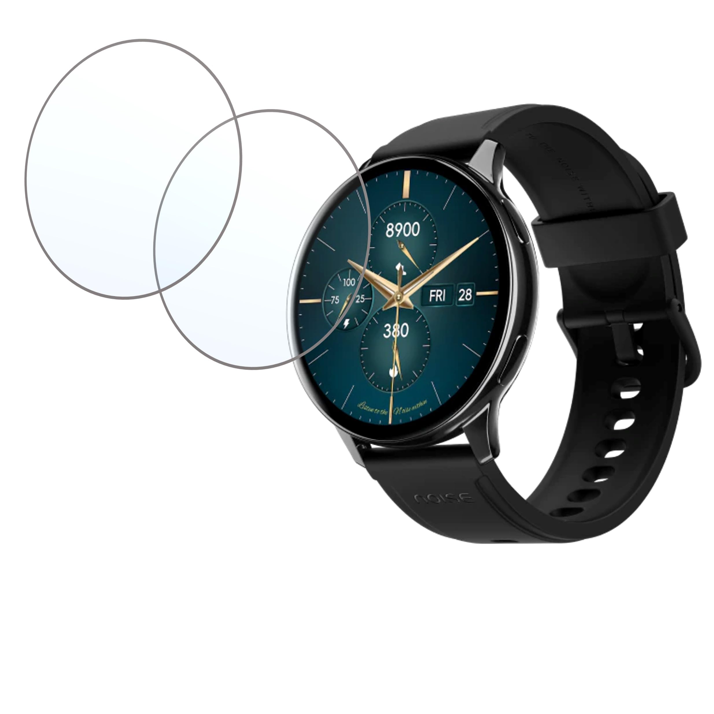 DVTECH® NoiseFit Vortex Plus AMOLED Compatible Smartwatch Screen Protector Protective Ultra Clear Unbreakable (Flexible Screen Protector) (Pack of 02) (B0CV4BC2M1) Amazon Price History, Amazon Price Tracker