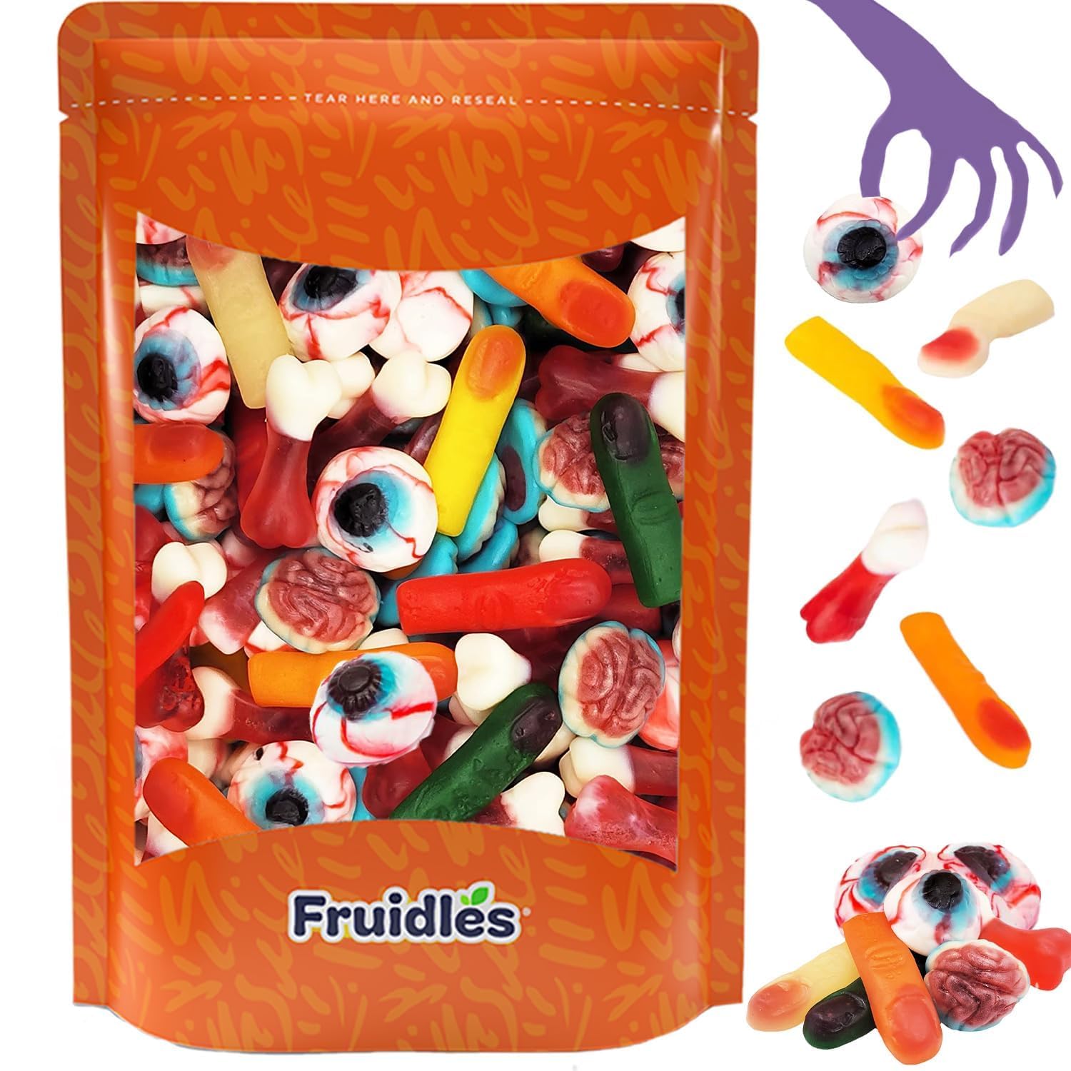 Fruidles Halloween Missing Body Parts Gummies, Fun And Festive Holiday Snacking (13.2 Pounds)