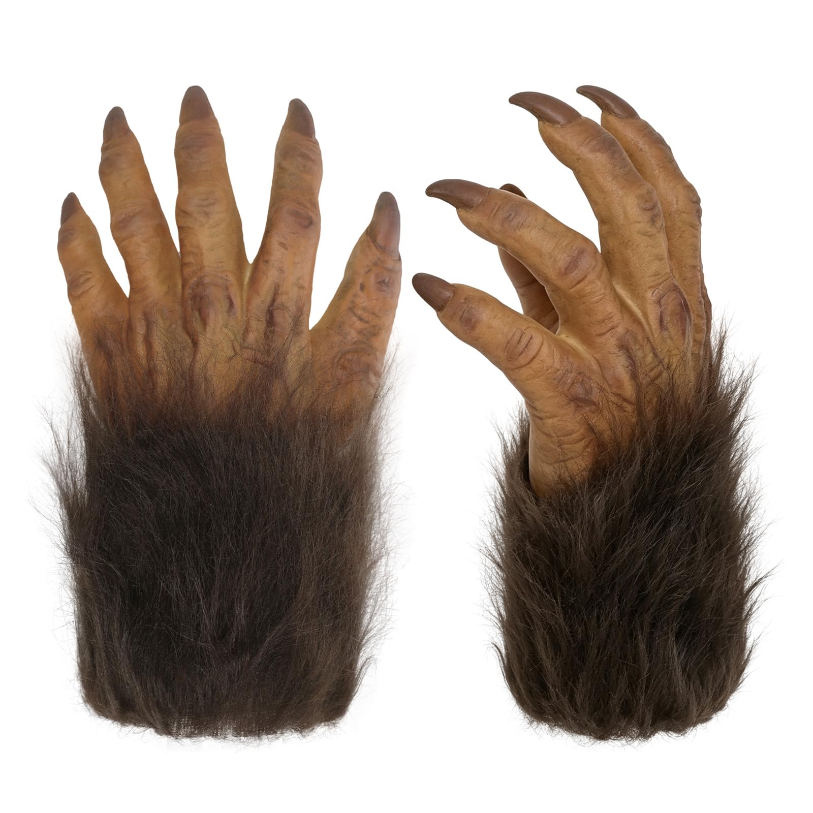 Creepy Monkey Mask Werewolf Gloves Fancy Dress Party Halloween Costume Prop