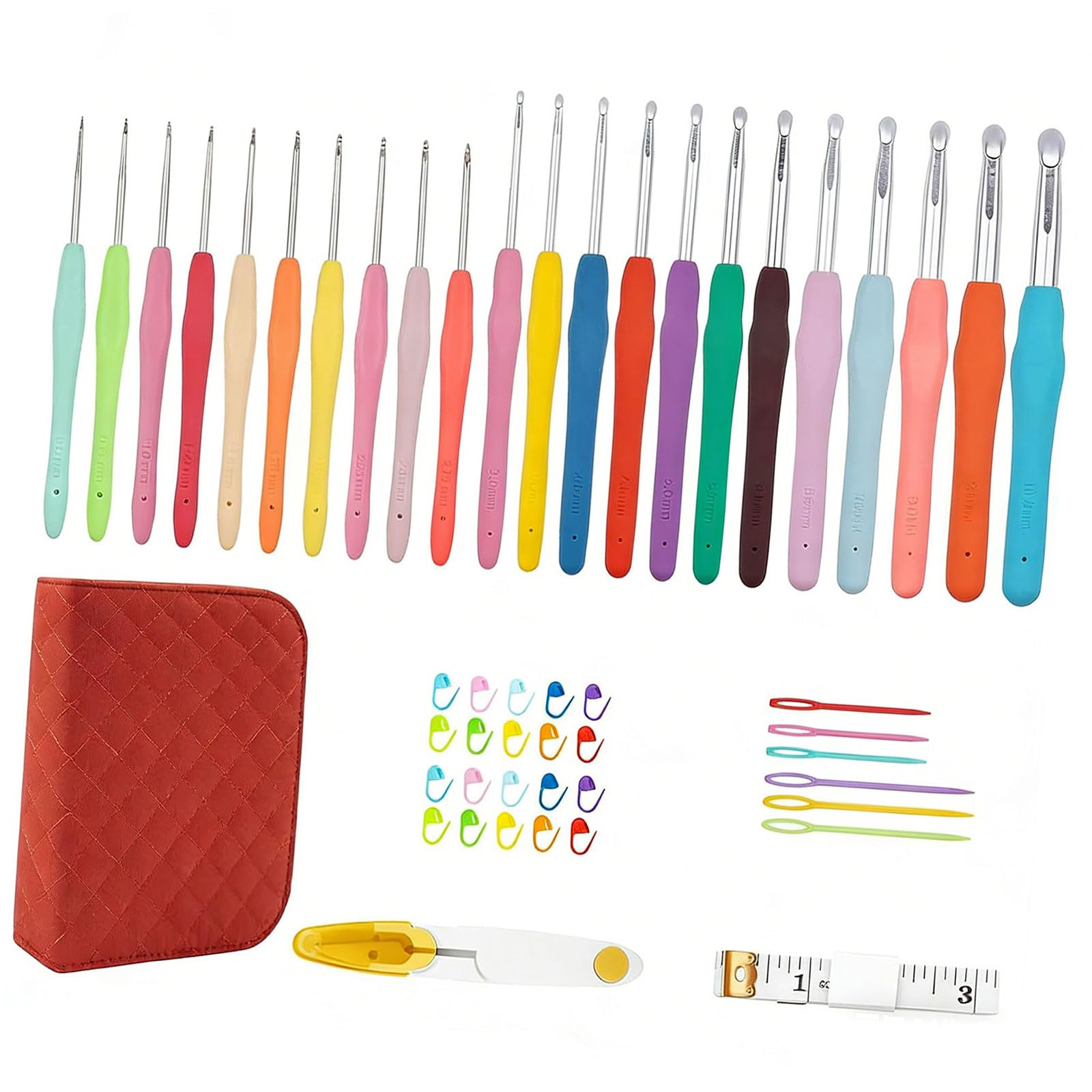 Fournitures de crochet et kit de tricot 51 outils pour ne plus rater vos mailles