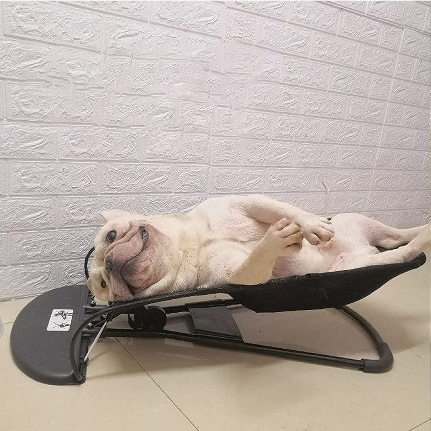Cama para Mascotas Silla Mecedora para Mascotas, Cuna Y Hamaca 2 En 1 Transpirable De Verano para Cachorros Y Gatos Medianos Y Pequeños, Cómodo Lavado Y Sofá Plegable para Mascotas (Color : Red)